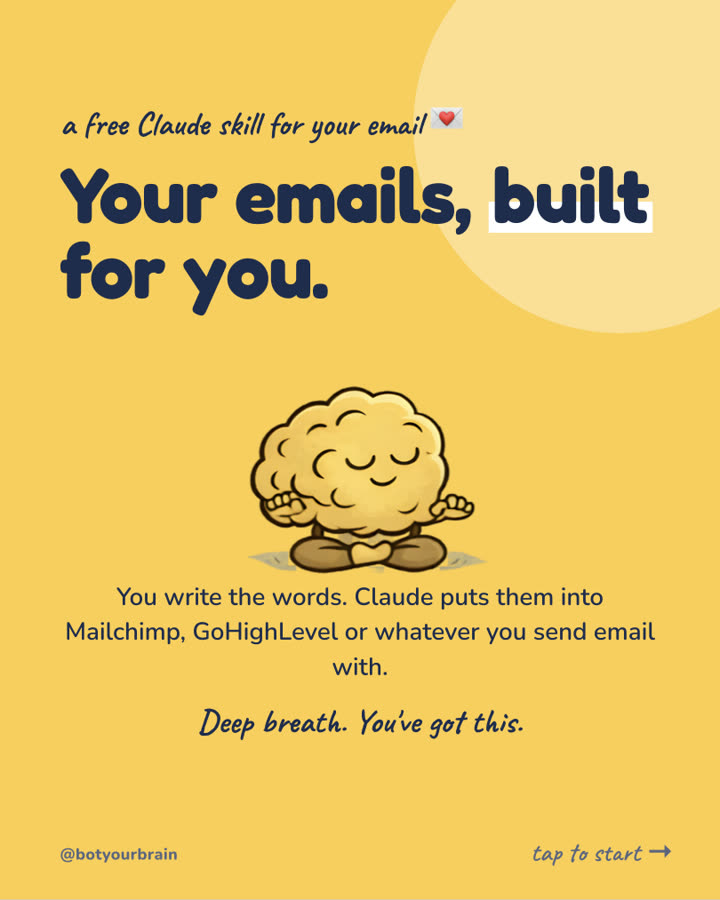 Cover of the free email campaign builder skill guide